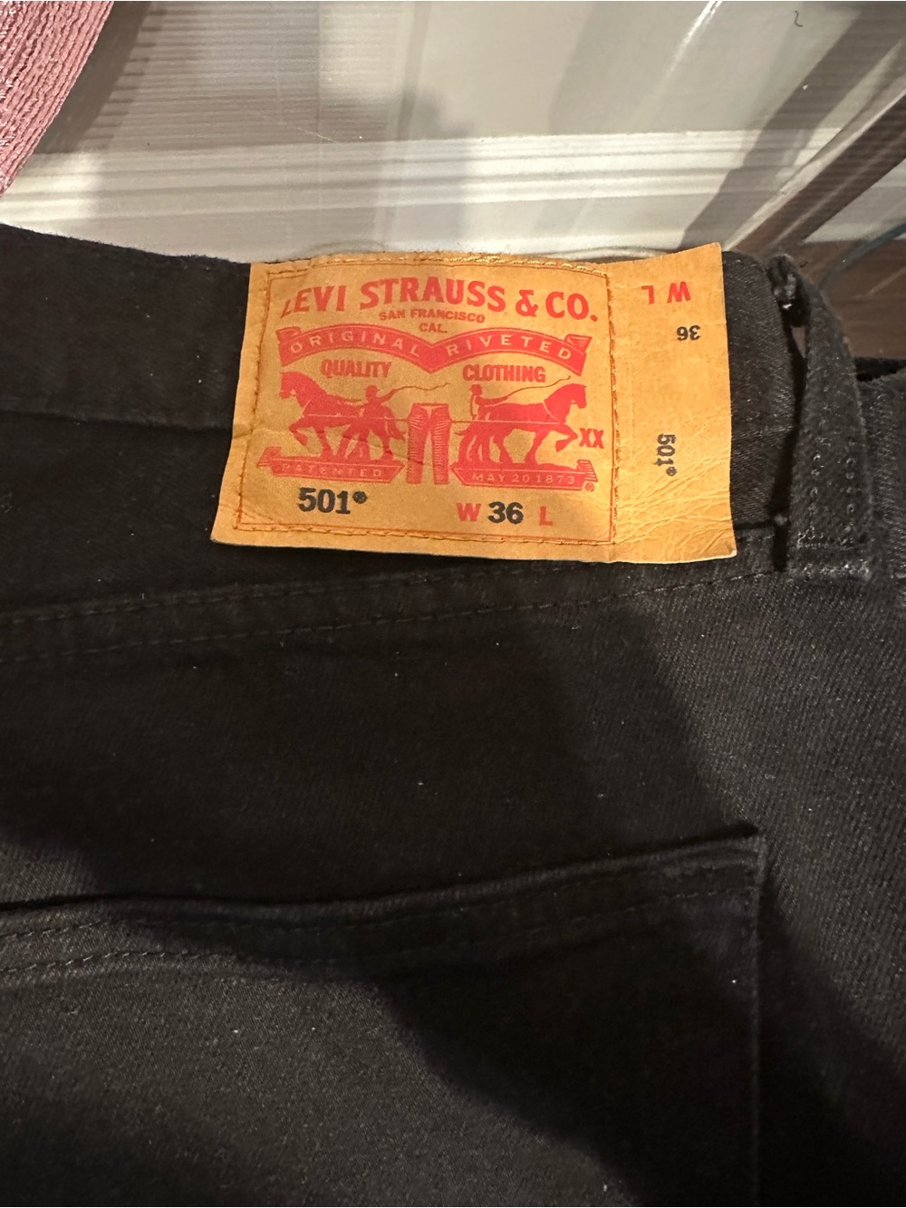 Levi's 501® Straight Men’s Jeans in Black
